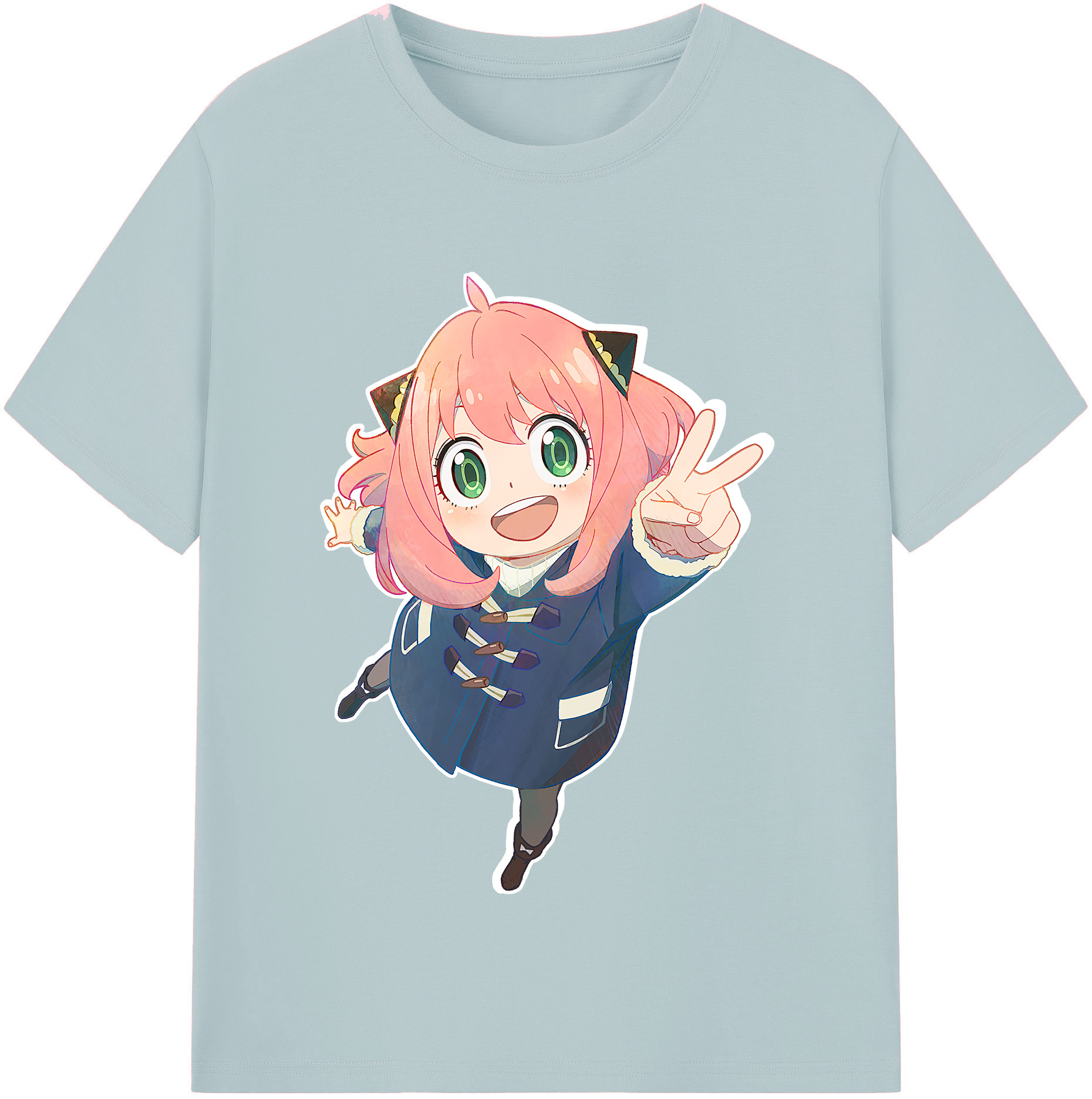 （画像用） SPY×FAMILY间谍家家酒 綿100％半袖Tシャツ（フロントプリント）